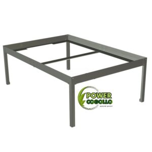 Soporte mesa cultivo Gris 1x1,10m