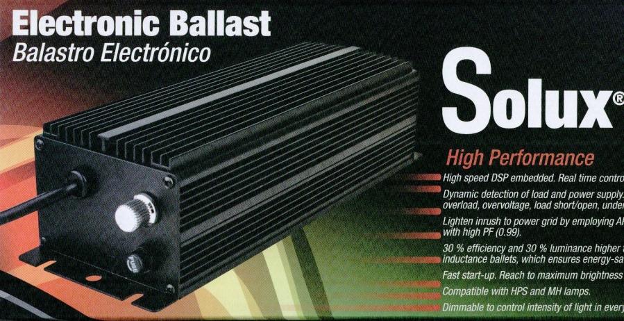 Balasto Electrónico Solux 600 W Regulable (Barato)