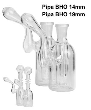 Pipa agua BHO Bubbler Borosilicato 19 mm