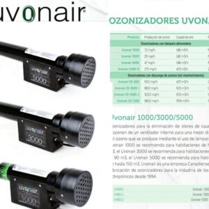 Ozonizador Uvonair 5000 elimina el olor de la habitación de cultivo