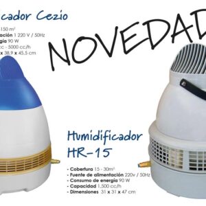 Humidificador HR-15 (15-30m2) para armario de cultivo