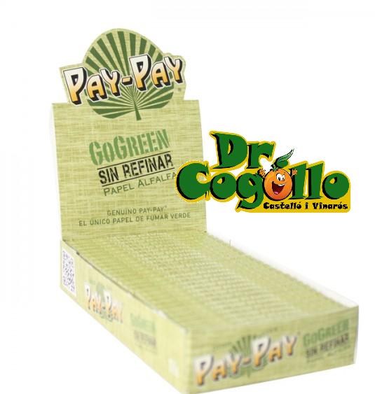 papel fumar pay-pay gogreen 1-4 alfalfa
