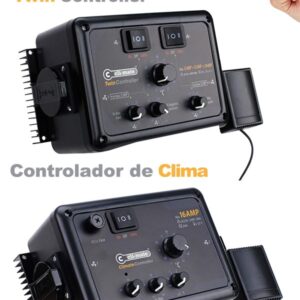 Controlr de clima Velocidad e histéresis 16a CLI-MATE