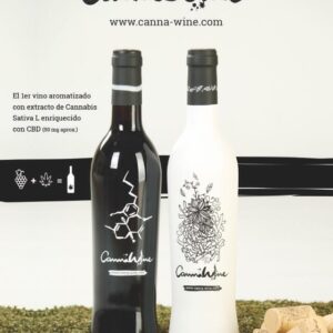 CannaWine Vino Blanco con CBD