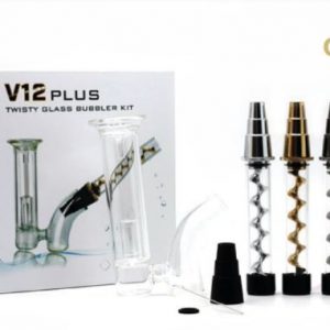 Pipa V12 plus twisty glass blunt bubbler Kit