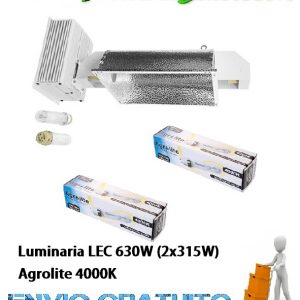 Luminaria LEC 630W (2x315W) Agrolite 4000K