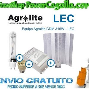 Kit LEC 315W Agrolite Magnético 3000K