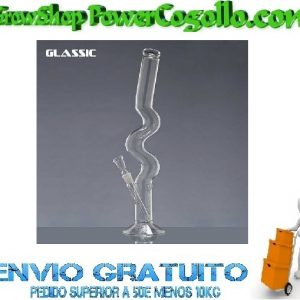 BONG CRISTAL GLASSIC 50cm CURVADO