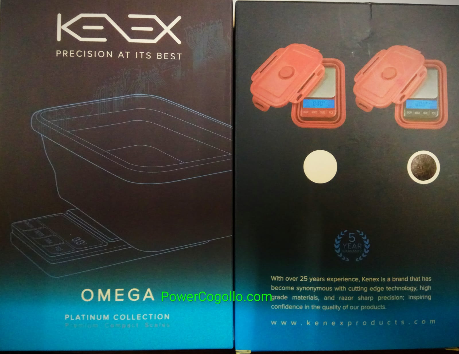 Báscula Digital Precisión Kenex Omega