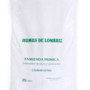 Humus de Lombriz (Enmienda Húmica) 25 litros