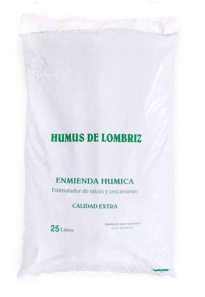 Humus de Lombriz (Enmienda Húmica) 25 litros