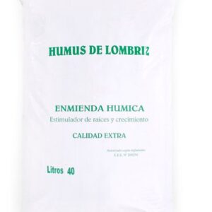 Humus de Lombriz (Enmienda Húmica) 40 litros