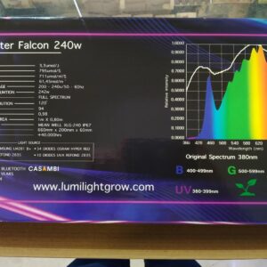 LUMINARIA LED FALCON 240W 3.3 REGULABLE POR BLUETOOH LUMILIGHT