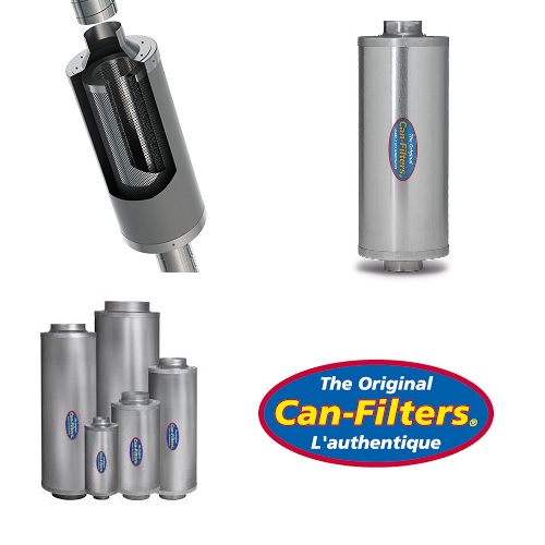 Filtro Can In-line 2500 m³/h 315mm boca