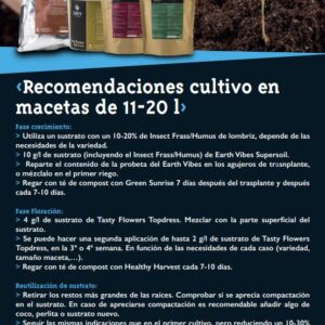 RECOMENDACIONES CULTIVO MACETA LURPE