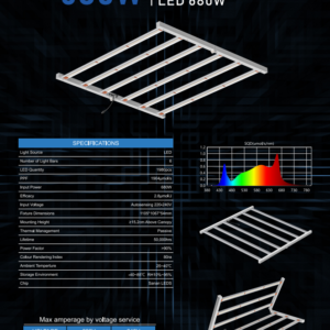 SISTEMA PLATINUM KING LED 680W (PLATINUM HORTICULTURE)