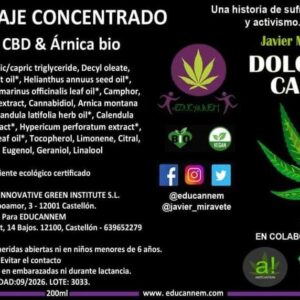 Aceite de Masaje Concentrado CBD & Árnica Bio