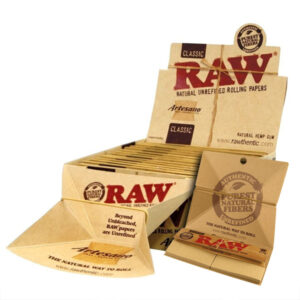 Papel Raw Classic Artesano K.S. Slim +Bandeja + Boquillas