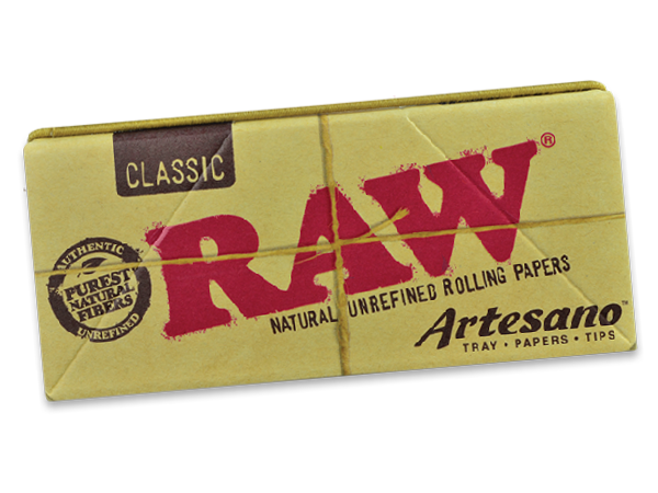 Papel Raw Classic Artesano K.S. Slim +Bandeja + Boquillas